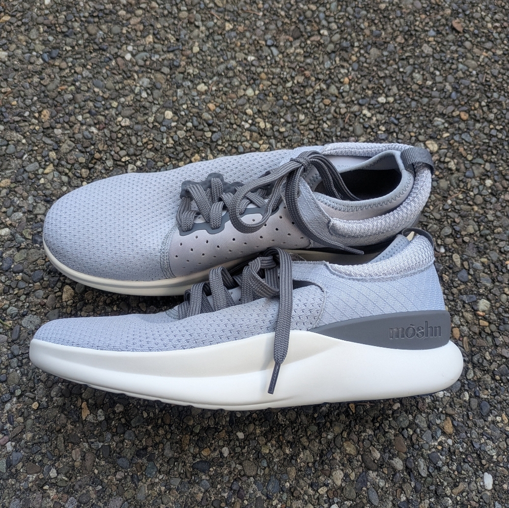Moshn Rhythm Gray Dawn Sneakers. 8.5